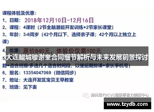 大连鲲城穆谢奎合同细节解析与未来发展前景探讨